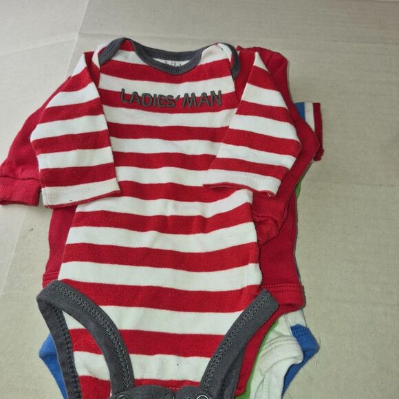 7 Bodysuit with Different Brand's, all Newborn Multi-Color. - Picture 7 of 15